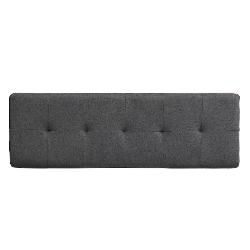 49 Scarpiera Panca da Ingresso Mobiletto Porta Scarpe Contenitore Pouf con Sedile Imbottito e Doppie Ante per Ingresso, Camera da Letto