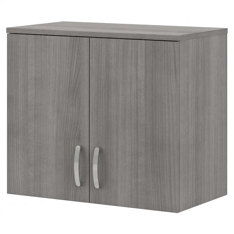 Pensile a muro 28W x 16D x 24H con ante e ripiani regolabili – Grado commerciale