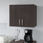 Pensile a muro 28W x 16D x 24H con ante e ripiani regolabili – Grado commerciale