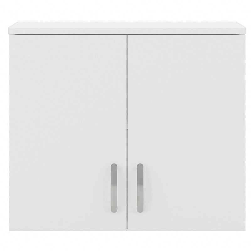 Pensile a muro 28W x 16D x 24H con ante e ripiani regolabili – Grado commerciale
