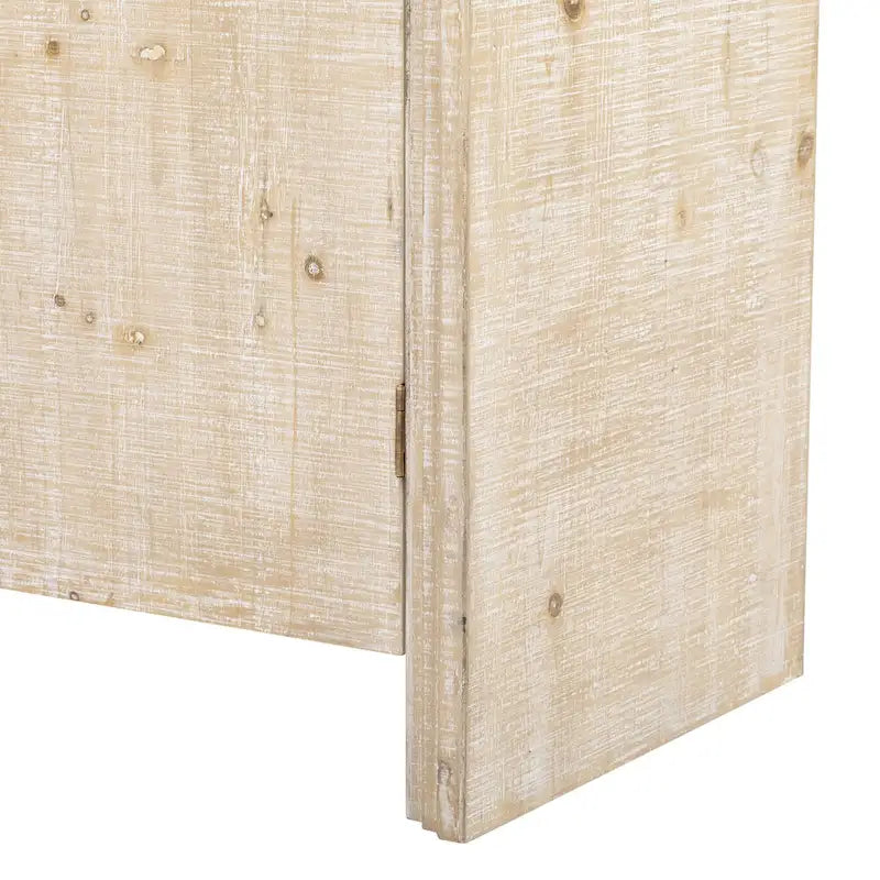 Credenza Curva Retrò Minimalista con Maniglie Dorate e Divisori Regolabili per Soggiorno o Sala da Pranzo