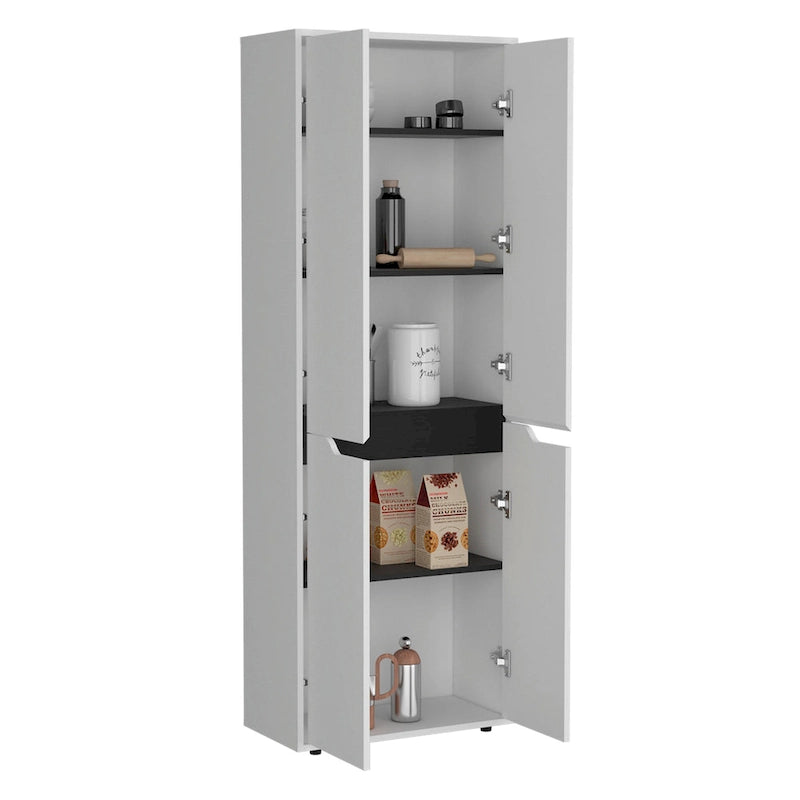 Dispensa da cucina moderna – Bianco e Nero, 170A x 60L x 30P