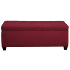 Panca Scarpiera Nascosta con Sedile Imbottito Ribaltabile – 18 Scomparti, 137L x 45.7W x 50.8H cm