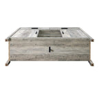 Madia 47W, mobile contenitore per sala da pranzo, credenza da buffet con due armadietti, due cassetti, due ripiani aperti