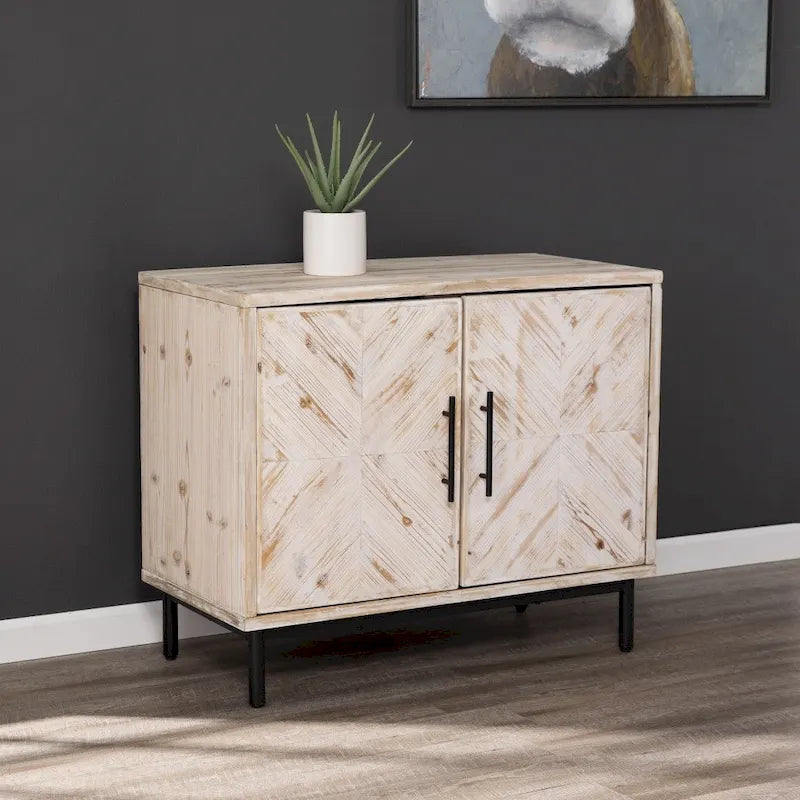 Mobiletto contenitore rustico naturale stile Modern Farmhouse