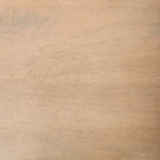 Madia Tucker marrone chiaro in legno massello con ante decorate - 71,75L x 30A x 15P