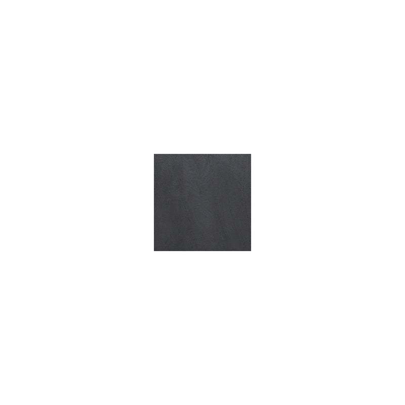 Panchina d'accento nera in legno massello con finitura sabbiata – 50W x 16D x 18.25H