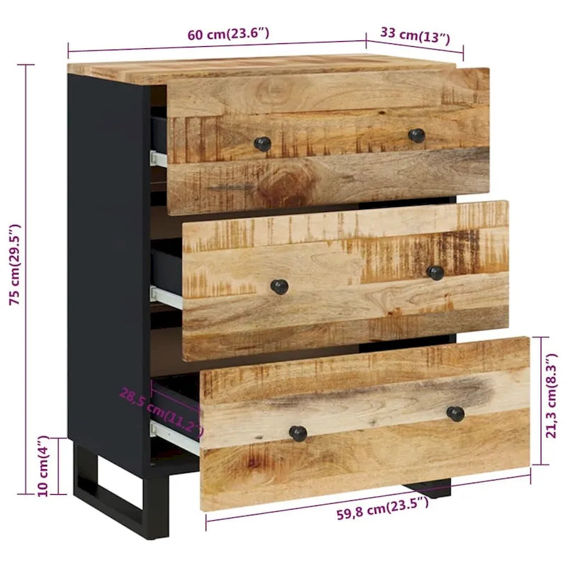 Mobile credenza consolle con cassetti e ante