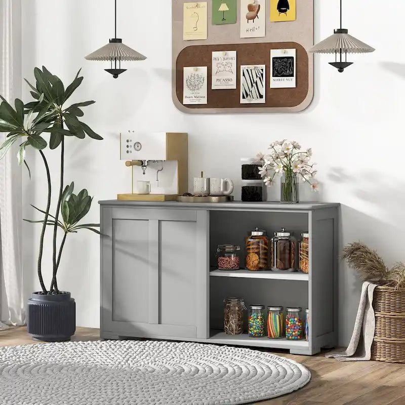 Credenza da Cucina Antica Impilabile con Ripiano Regolabile in Altezza - 42 x 13 x 23,5 (L x P x A)