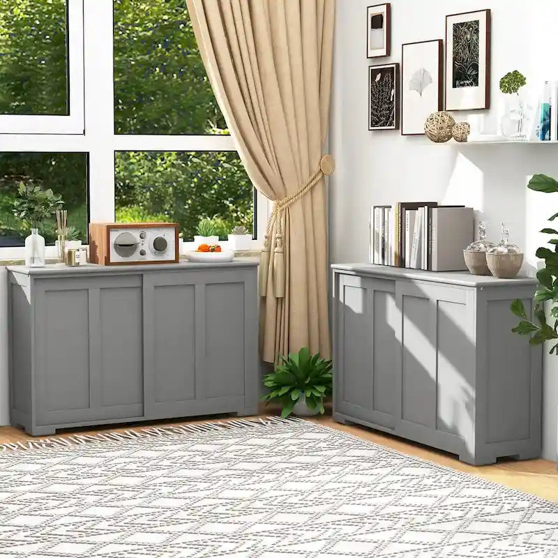 Credenza da Cucina Antica Impilabile con Ripiano Regolabile in Altezza - 42 x 13 x 23,5 (L x P x A)