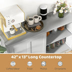 Credenza da Cucina Antica Impilabile con Ripiano Regolabile in Altezza - 42 x 13 x 23,5 (L x P x A)