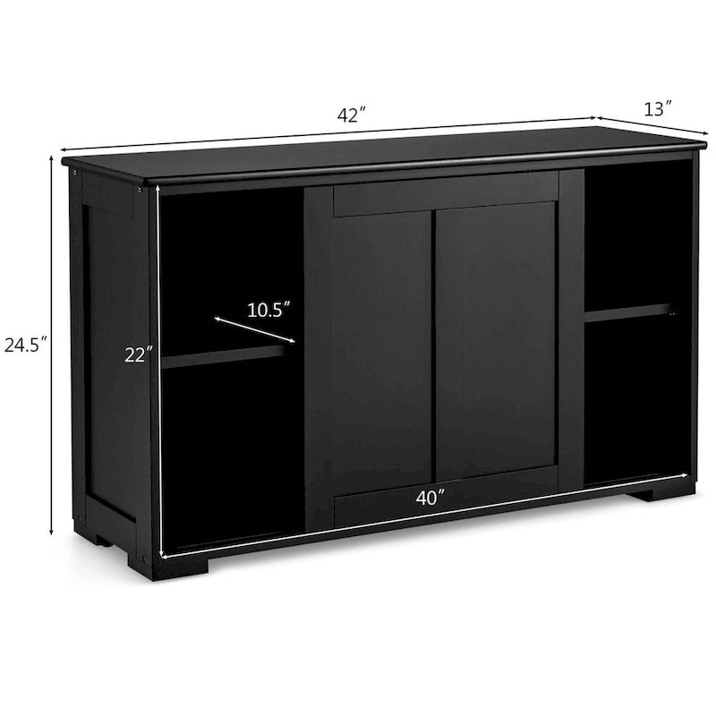 Credenza da Cucina Antica Impilabile con Ripiano Regolabile in Altezza - 42 x 13 x 23,5 (L x P x A)