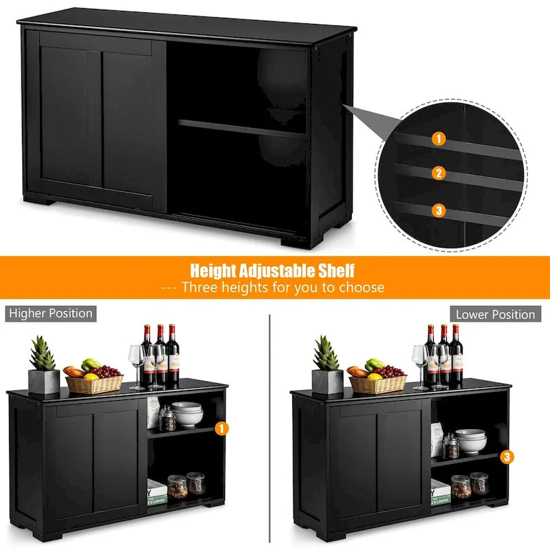 Credenza da Cucina Antica Impilabile con Ripiano Regolabile in Altezza - 42 x 13 x 23,5 (L x P x A)