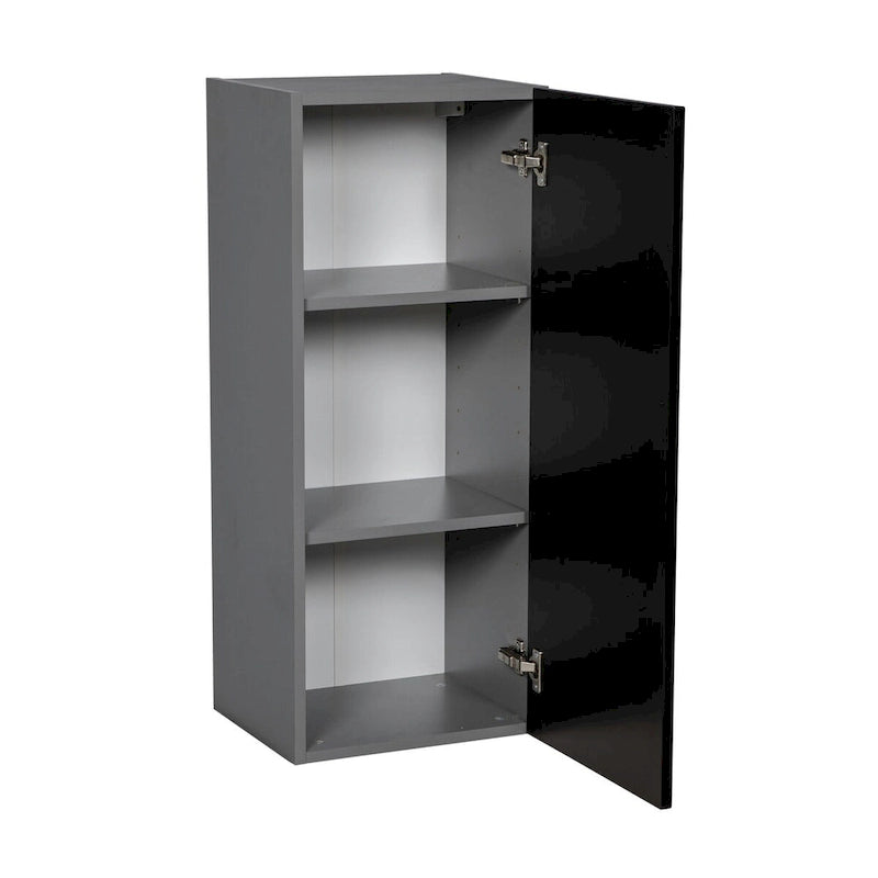 Pensile 9 x 36 - Anta singola - Grigio - 9 x 36 x 12