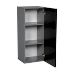 Pensile 9 x 36 - Anta singola - Grigio - 9 x 36 x 12