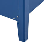 Mobile contenitore Accent, madia, armadietto in legno con maniglie in metallo