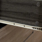 Cassettiera, mobile bar, credenza, mobile contenitore, angoli dei cassetti piatti, sei cassetti