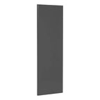 Pannello di chiusura per pensile da cucina con bordo in ABS – Nero, 12x30