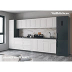 Pannello di chiusura per pensile da cucina con bordo in ABS – Nero, 12x30