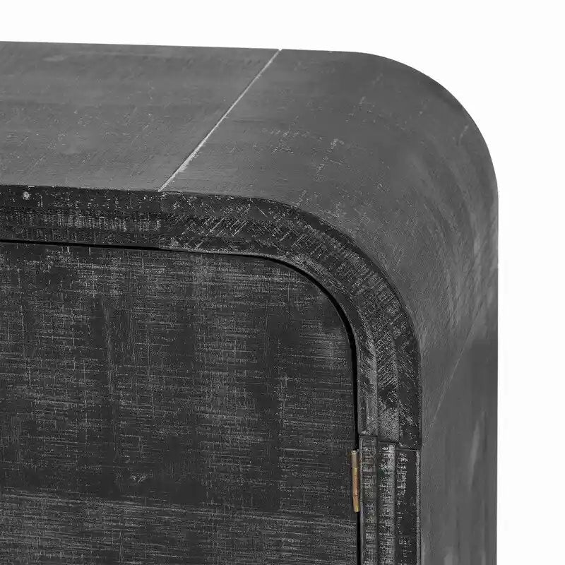 Credenza 47.2W con maniglie dorate e divisori regolabili - N/A