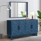 Credenza/Mobile Contenitore in Legno a 4 Ante