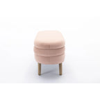 Panca contenitore per camera da letto con gambe in legno