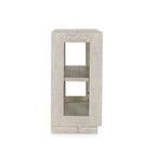 Larson Mobile in vetro e legno di rovere a due ante