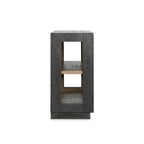 Larson Mobile in vetro e legno di rovere a due ante