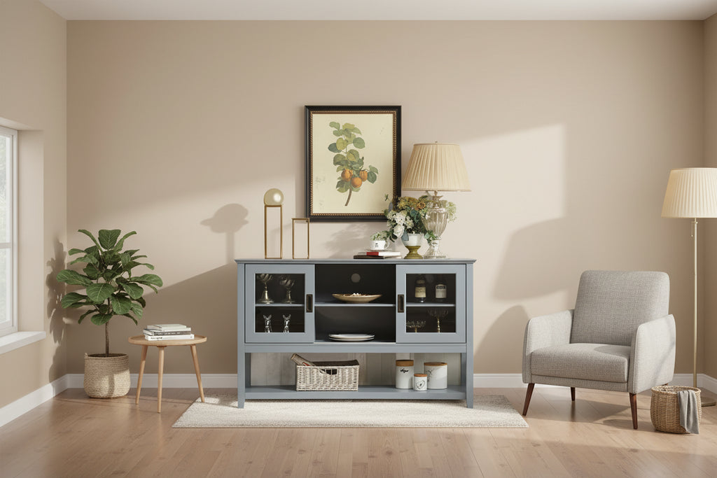 Sideboard Buffet Table with Doors