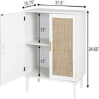 Mobile Credenza Buffet Mobile Contenitore da Cucina - 15.8P x 31.5L x 34.6A