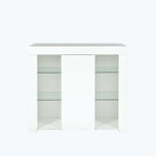 Mobile credenza da cucina con luce LED, con cassetto e 1 anta
