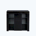 Mobile credenza da cucina con luce LED, con cassetto e 1 anta