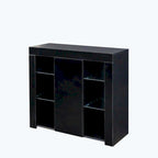 Mobile credenza da cucina con luce LED, con cassetto e 1 anta