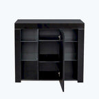 Mobile credenza da cucina con luce LED, con cassetto e 1 anta