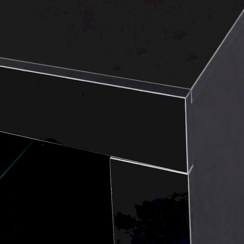 Mobile credenza da cucina con luce LED, con cassetto e 1 anta