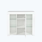 Mobile credenza da cucina con luce LED, con cassetto e 1 anta