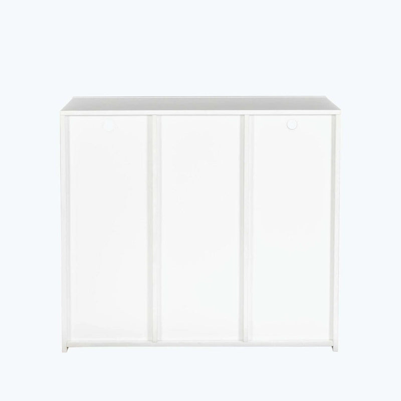Mobile credenza da cucina con luce LED, con cassetto e 1 anta