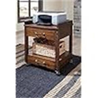 Mobile per Stampante Industriale da Ufficio con Contenitore - 24P x 22L x 23A
