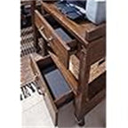 Mobile per Stampante Industriale da Ufficio con Contenitore - 24P x 22L x 23A