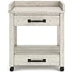 Mobile per Stampante Industriale da Ufficio con Contenitore - 24P x 22L x 23A