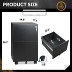 Classificatore mobile a 2 cassetti