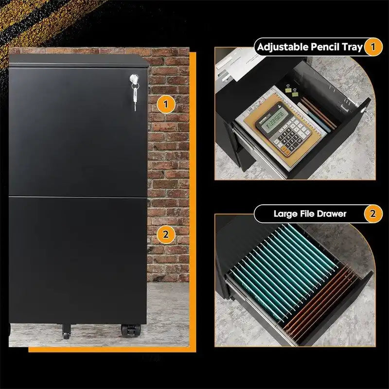 Classificatore mobile a 2 cassetti