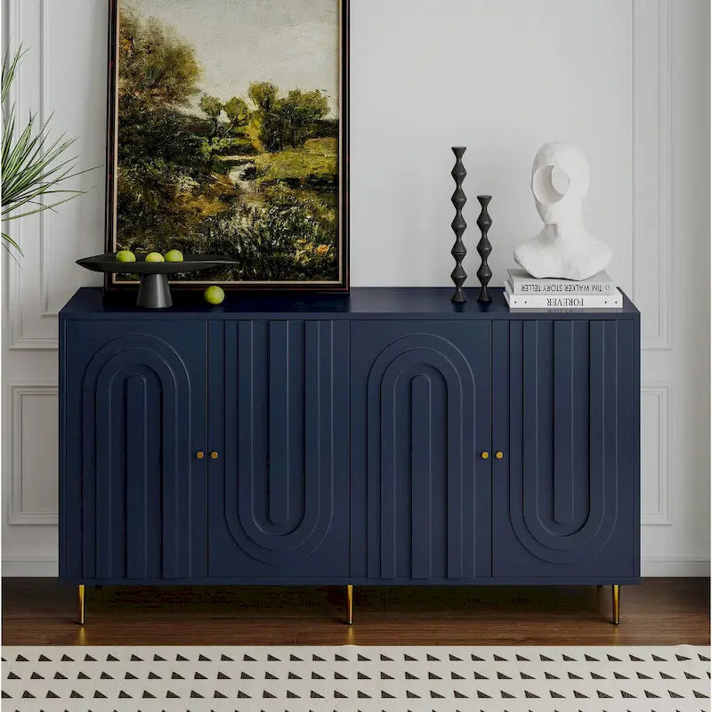 Credenza/Mobile Buffet in legno a 4 ante da 59,8W - N/D